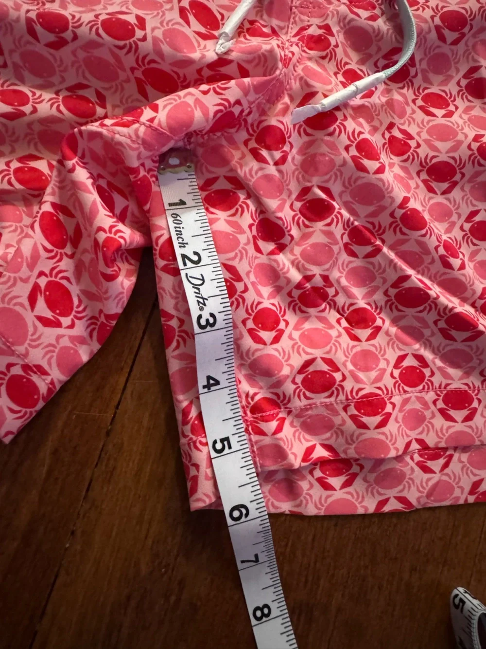 NWT Men’s Crab Swim Shorts with Drawstring